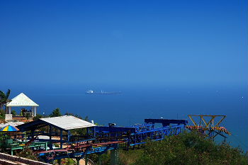 View of Bay of Bengal from Kailasagiri hill top