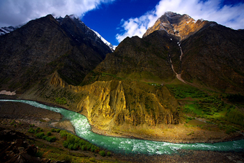 Himalayan Valley at Keylong