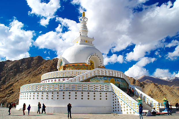 Shanti Stupa at Leh