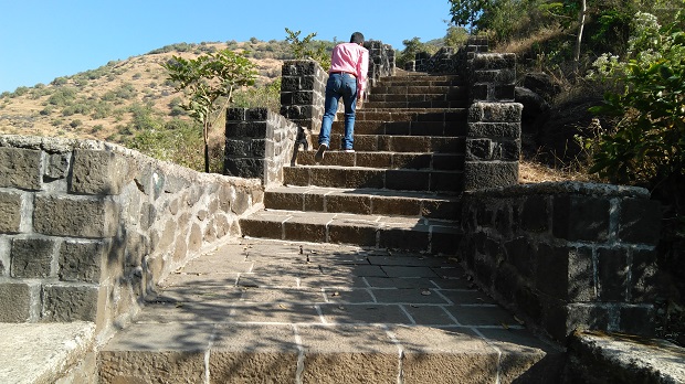 Steps at Bhaja  Caves 
