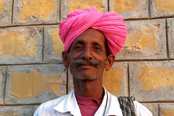 Villager with Turban