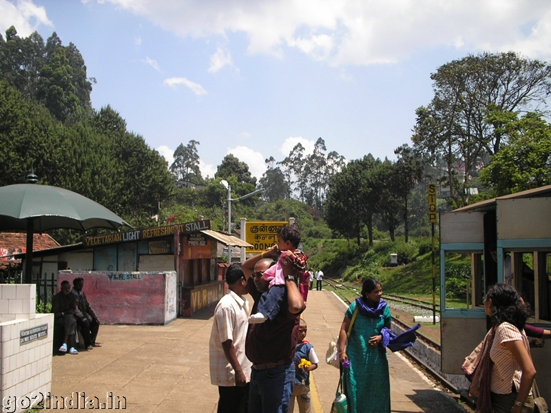 Coonoor station of Nilgiri railway