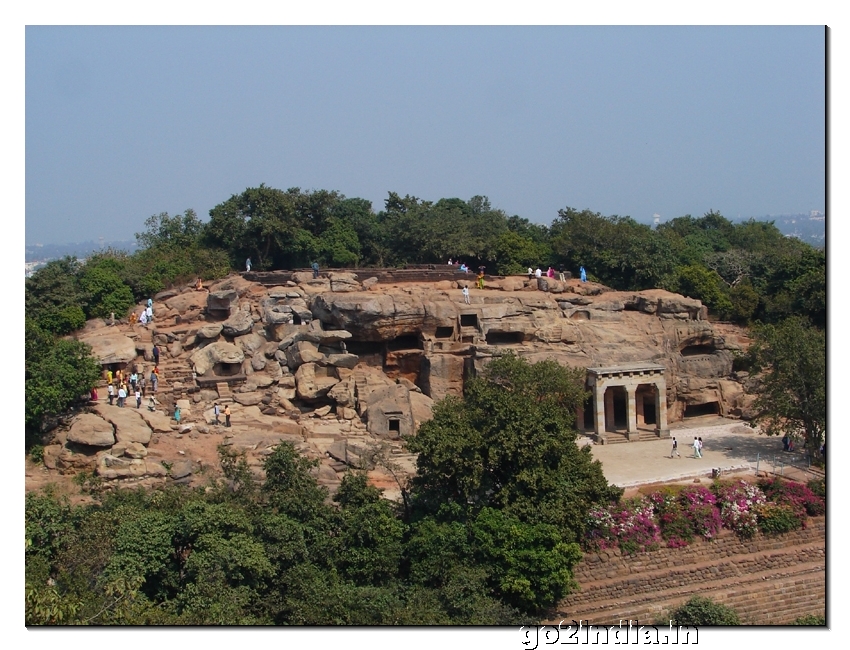 Udayagiri view from Khandagiri top