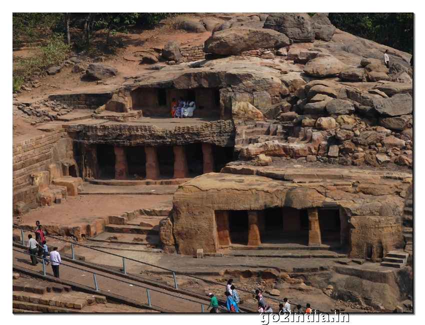 Approch to Caves at Udayagiri 
