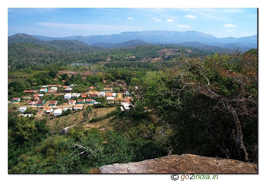 Biligiri Ranganatha temple Valley view in BR hills of Chamarajnagar