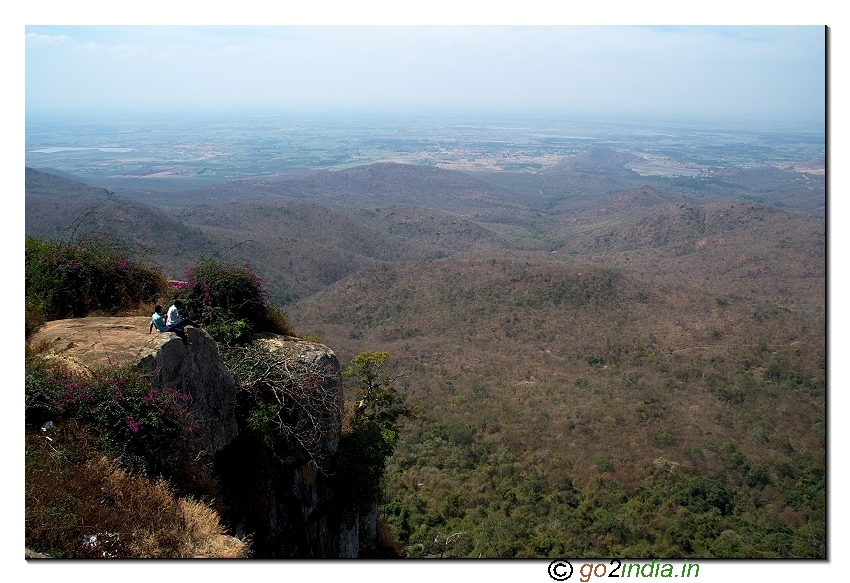 Biligiri Ranganatha temple valley view in BR hills of Chamarajnagar