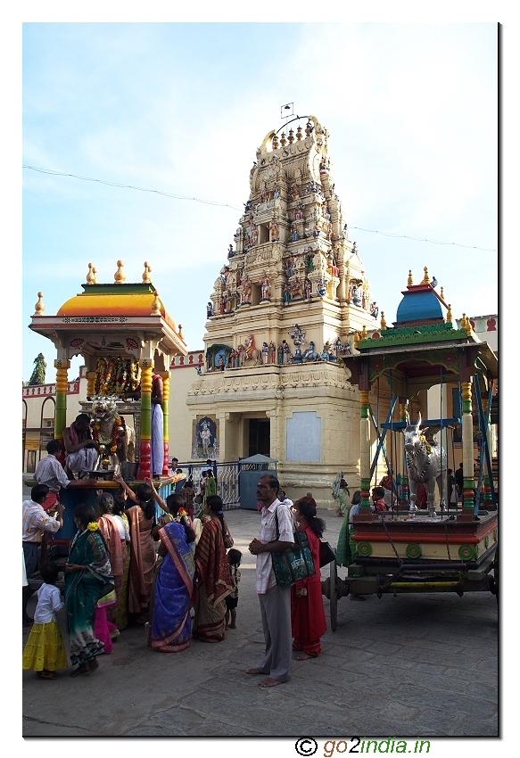 Malai mahadeshwara temple at MM hills in Chamarajnagar