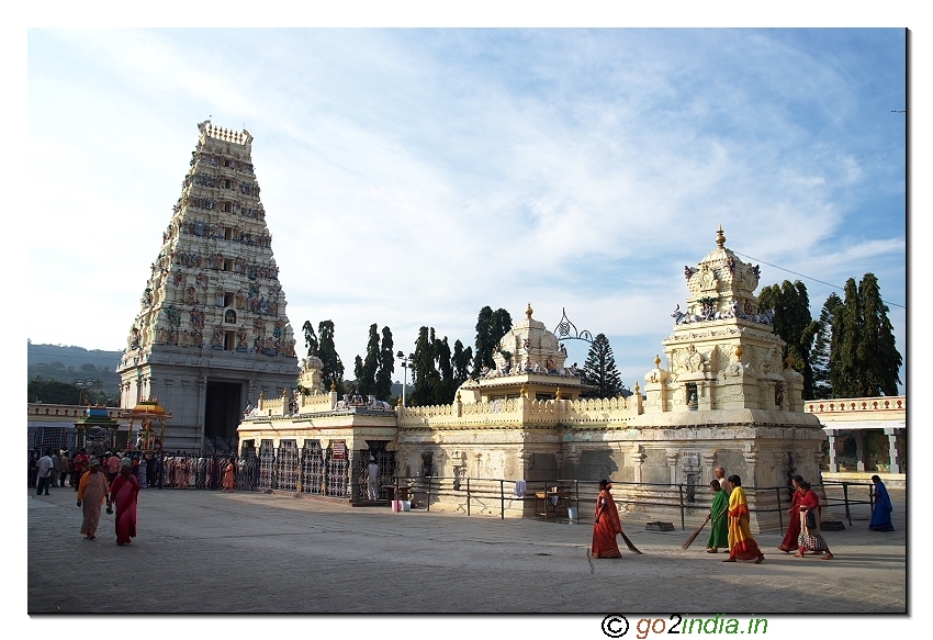 Malai mahadeshwara temple at MM hills in Chamarajnagar