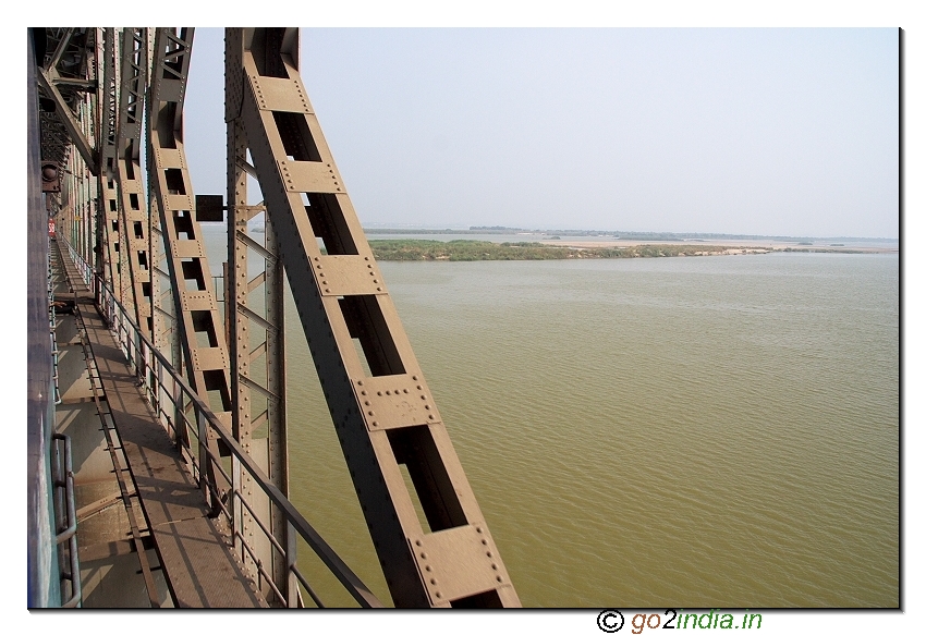 Bridge on river Godavari  - one of the longest in India