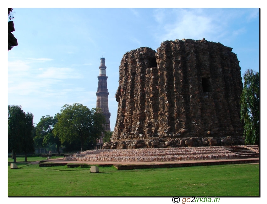Alai Minar near Qutub Minar at Delhi
