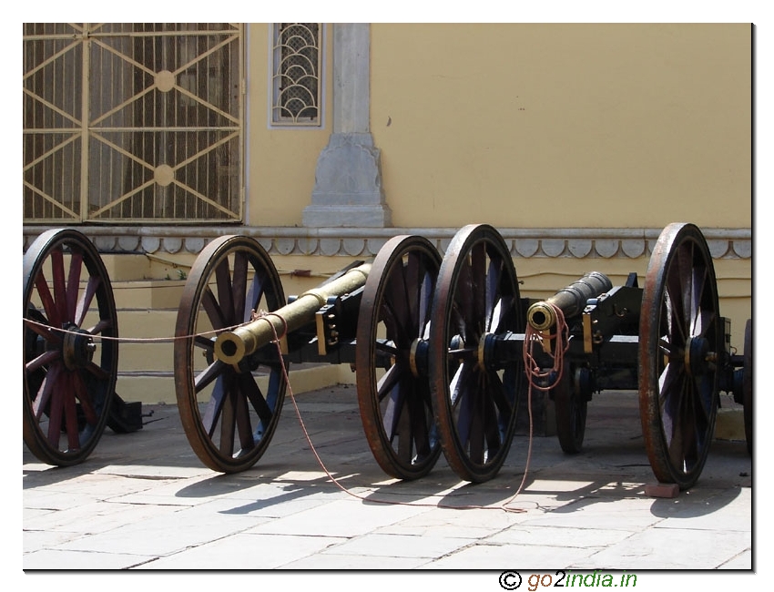 Cannons at display 