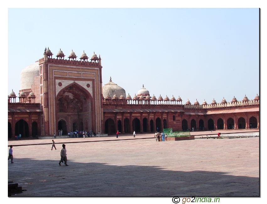 View from inside Fatehpur Sikri