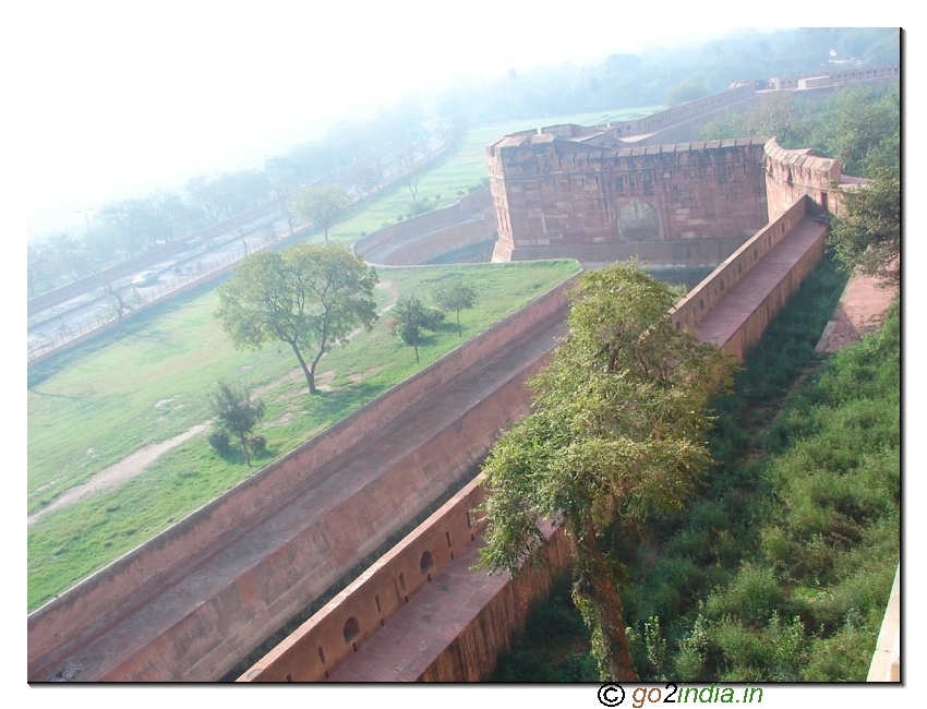 Agra Fort back side view
