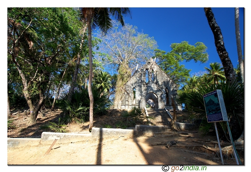 Ross island - Ruins of church