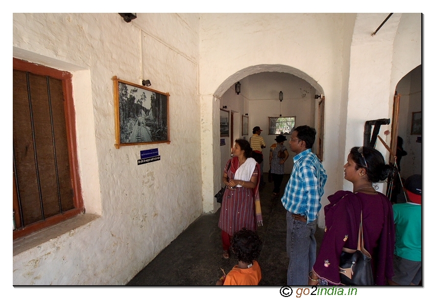 Museum and photo gallery at Ross island of Andaman