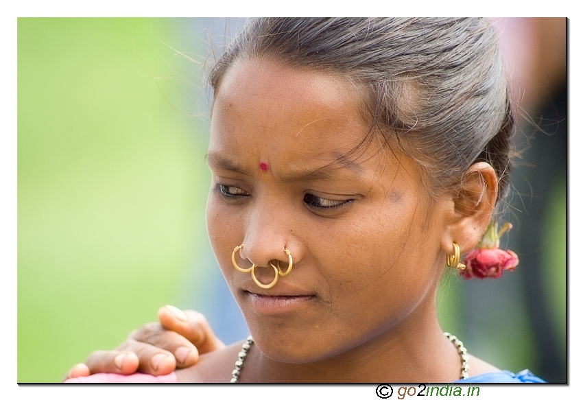 Araku valley tribal lady near Visakhapatnam