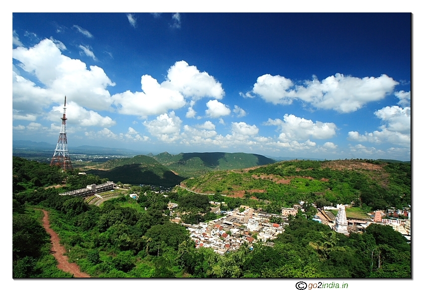 Simhachalam Tampe from hill top
