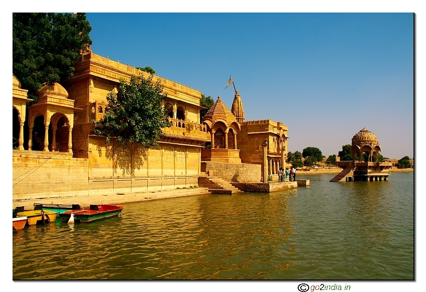 Lake to store rain water at Jaisalmer