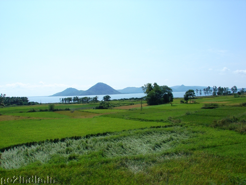 Lake chilika from a distance