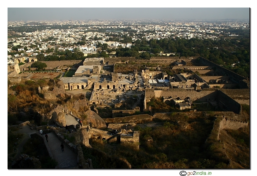 Fort Golconda from the top