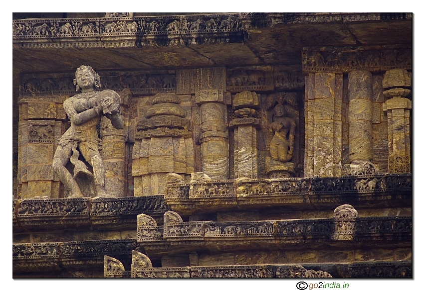 Dancer in stone at Konark Sun temple