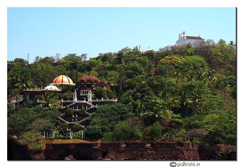 80 Crore palace view from Dolphin bay at Goa