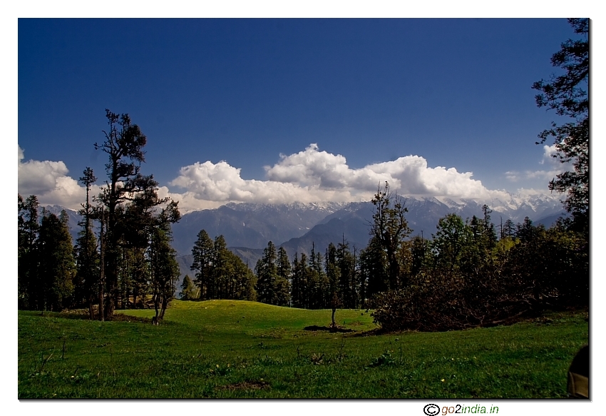 Sceneries of Himalaya during trekking