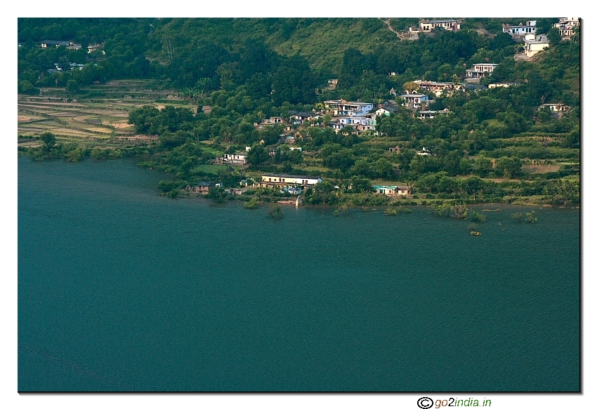 Villages are going to submerged in water because of Tehri dam