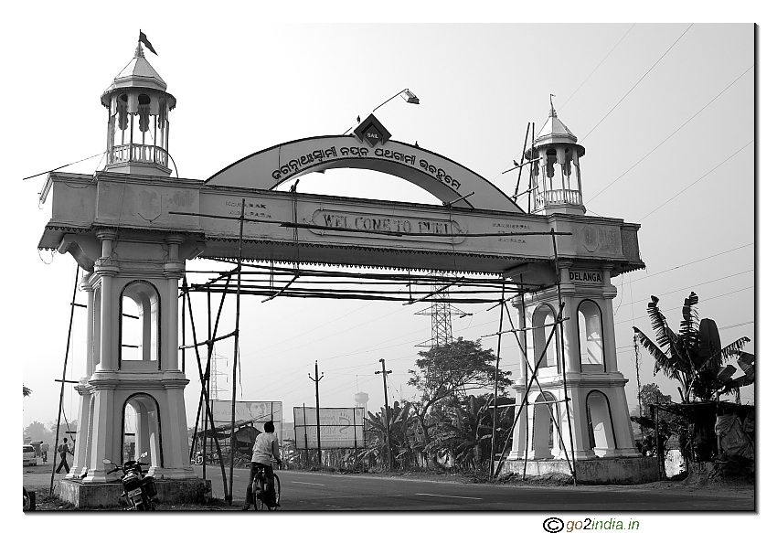 Welcome gate on the way to Puri