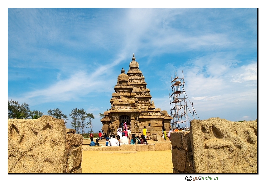Sea side temples at Mahavalipuram