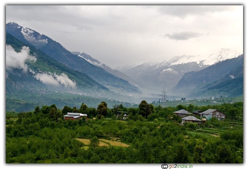 Manali valley view from Kakhnal