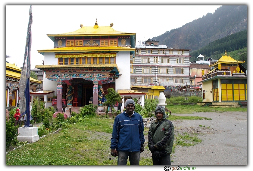 Front view of Tibetan Monastery at Manali