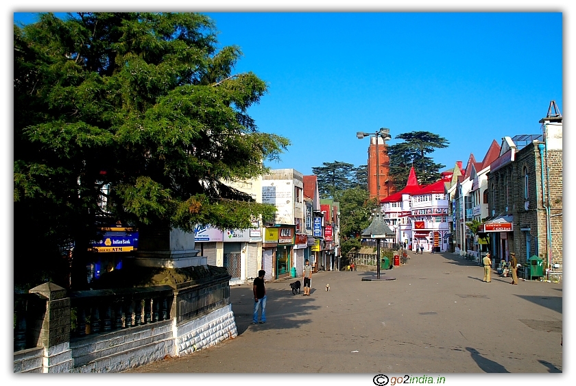 Scandal Point near Mall road Shimla