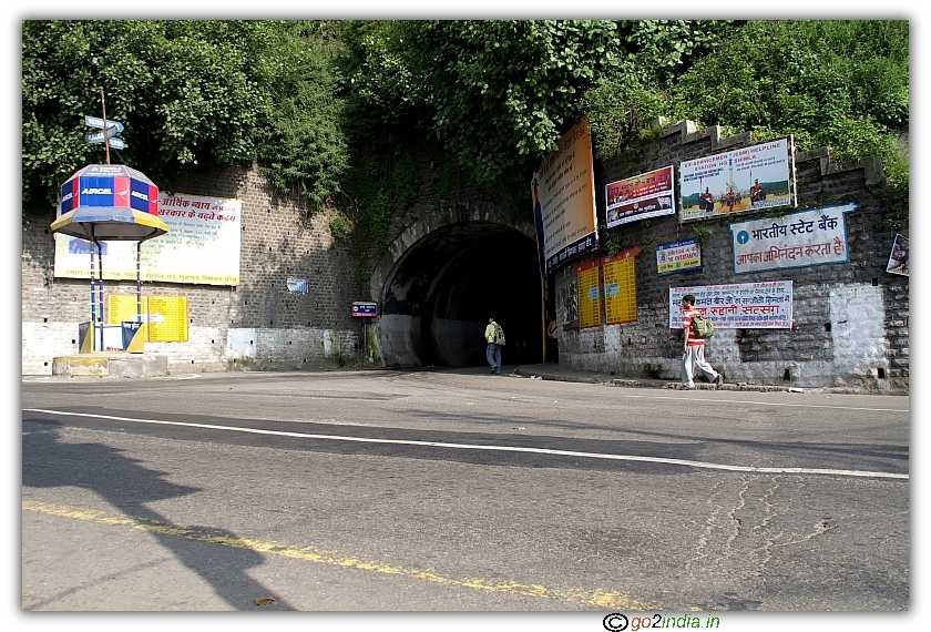 Victory tunnel near railway station at Shimla 