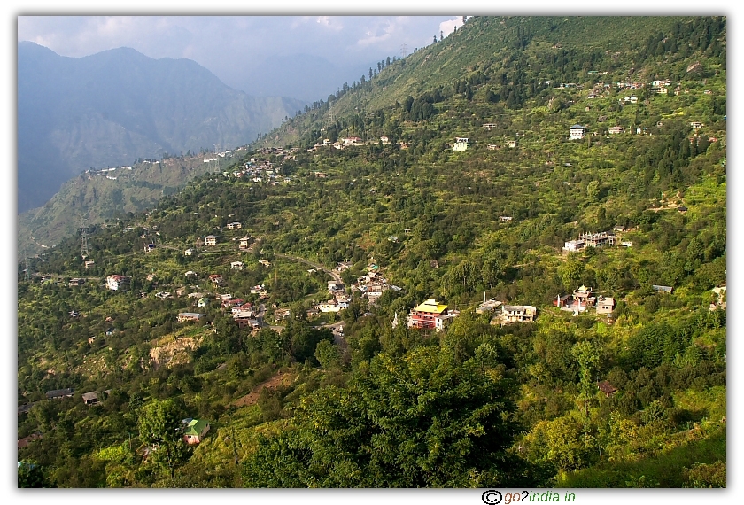 Kullu hill station view from top