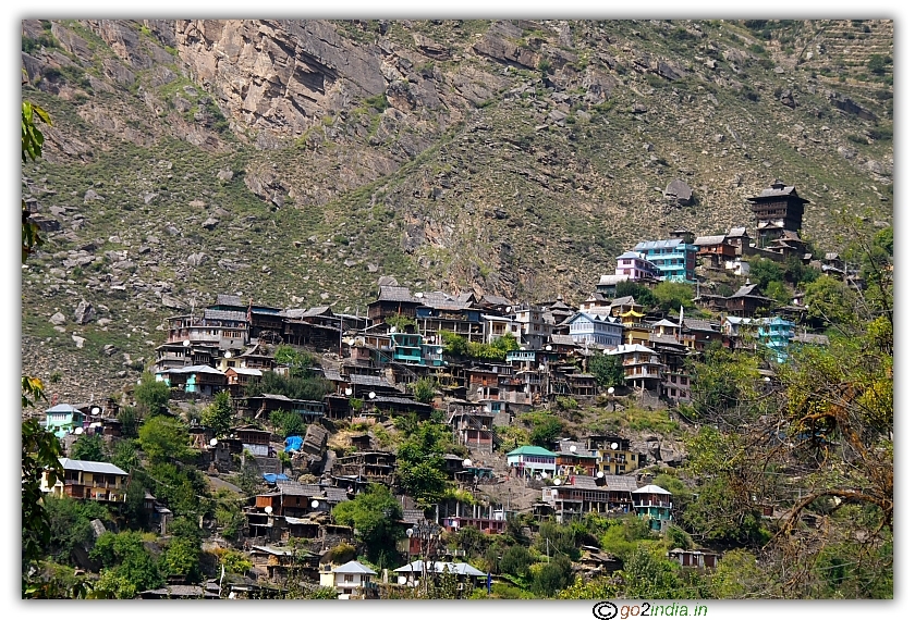 Small village of Sangla in Kinnaur 