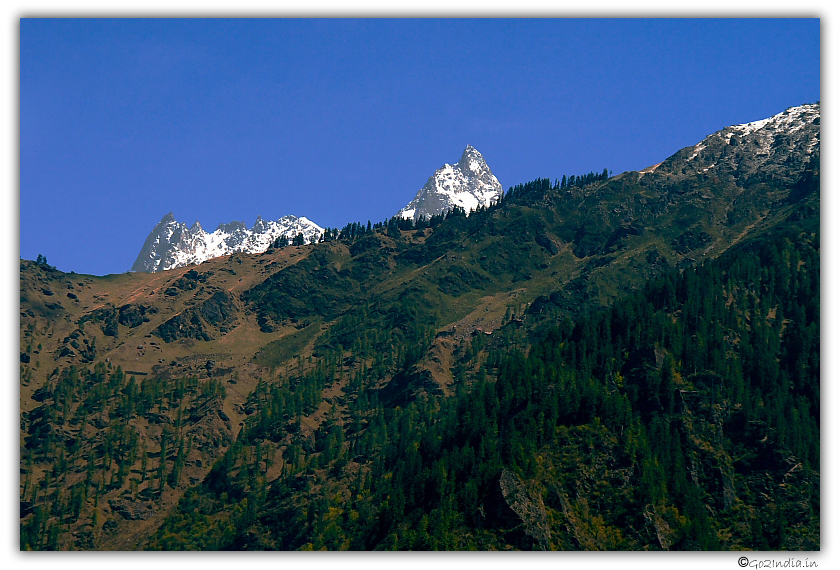 Om peak full view from Guna Pani 
