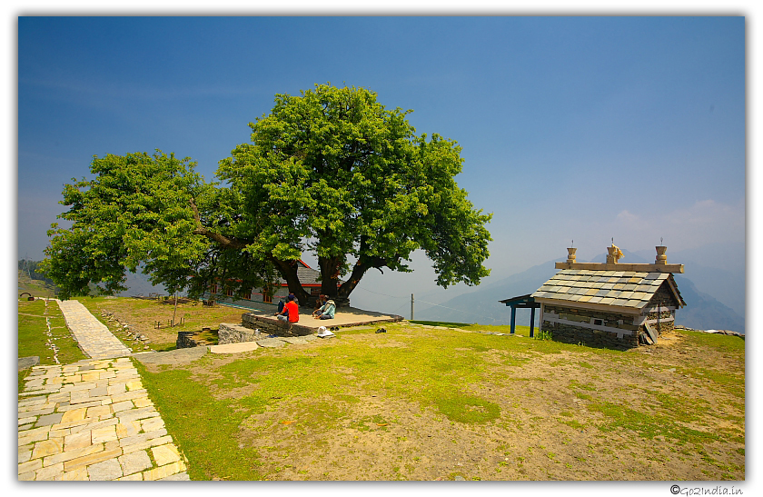 Beside Bijli Mahadev temple resting area