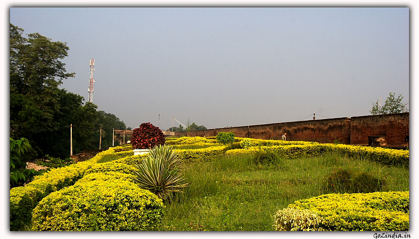 Gardens inside Vijayanagaram fort