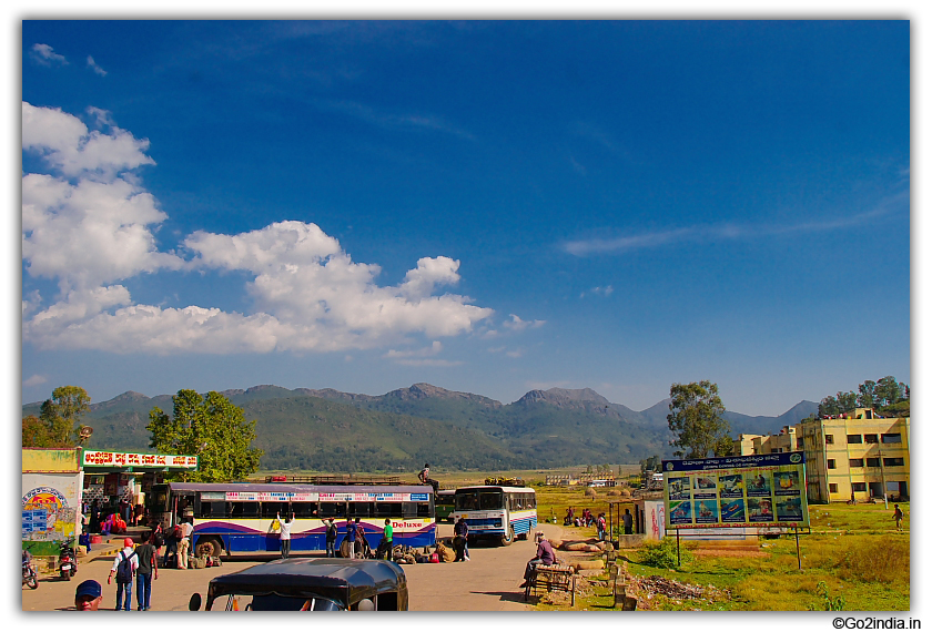 RTC bus stand at Paderu
