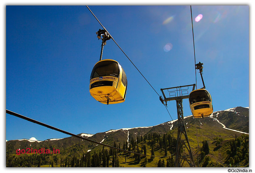 Cable Car at Gulmarg known as Gondola