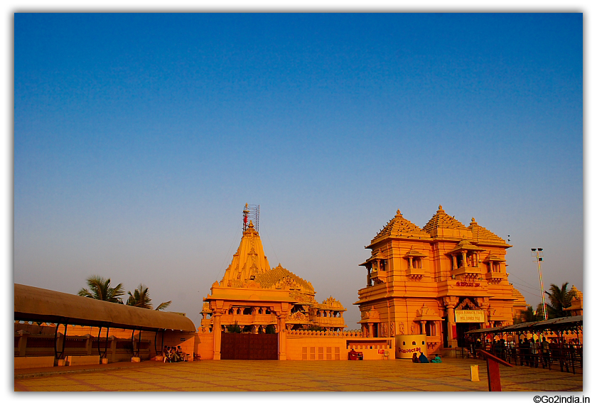 Somnath temple at early morning 