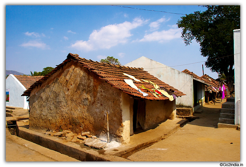 Village area on the way to Ananthagiri village 