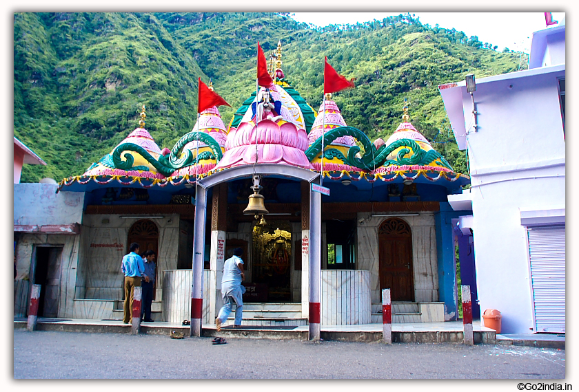 Temple on the way to Manali by the side of road 