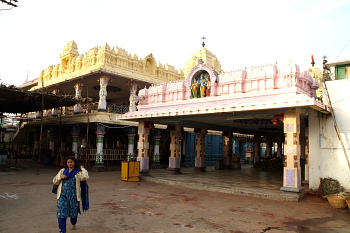 inside temple premises