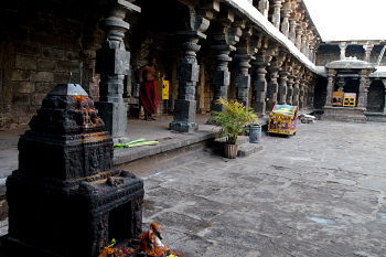 Architectural view of Draksharama temple