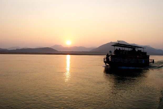 Sunset view from river Godavari