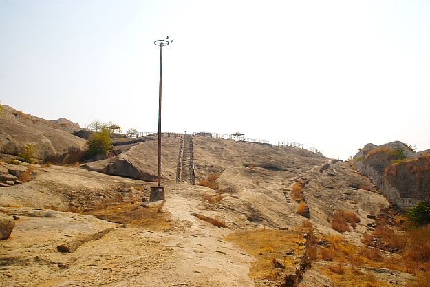 Khammam Fort steps