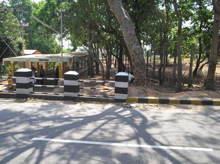 Walk way for devotees