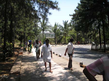 Reaching top of the hill